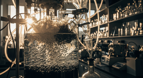 Fotokatalytická přeměna plastového odpadu na čistý vodík pomocí slunečního záření — laboratoř University of Adelaide