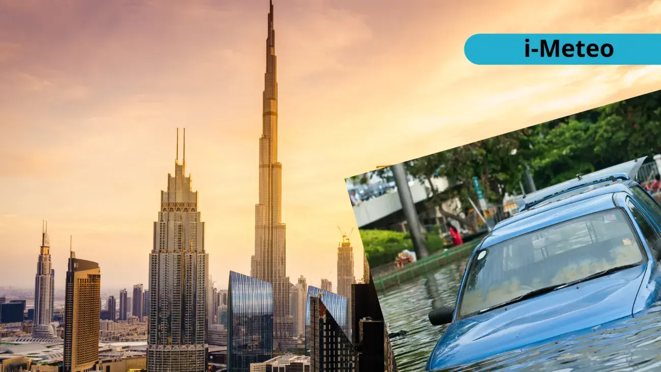 Dubai povodně - ilustrační foto