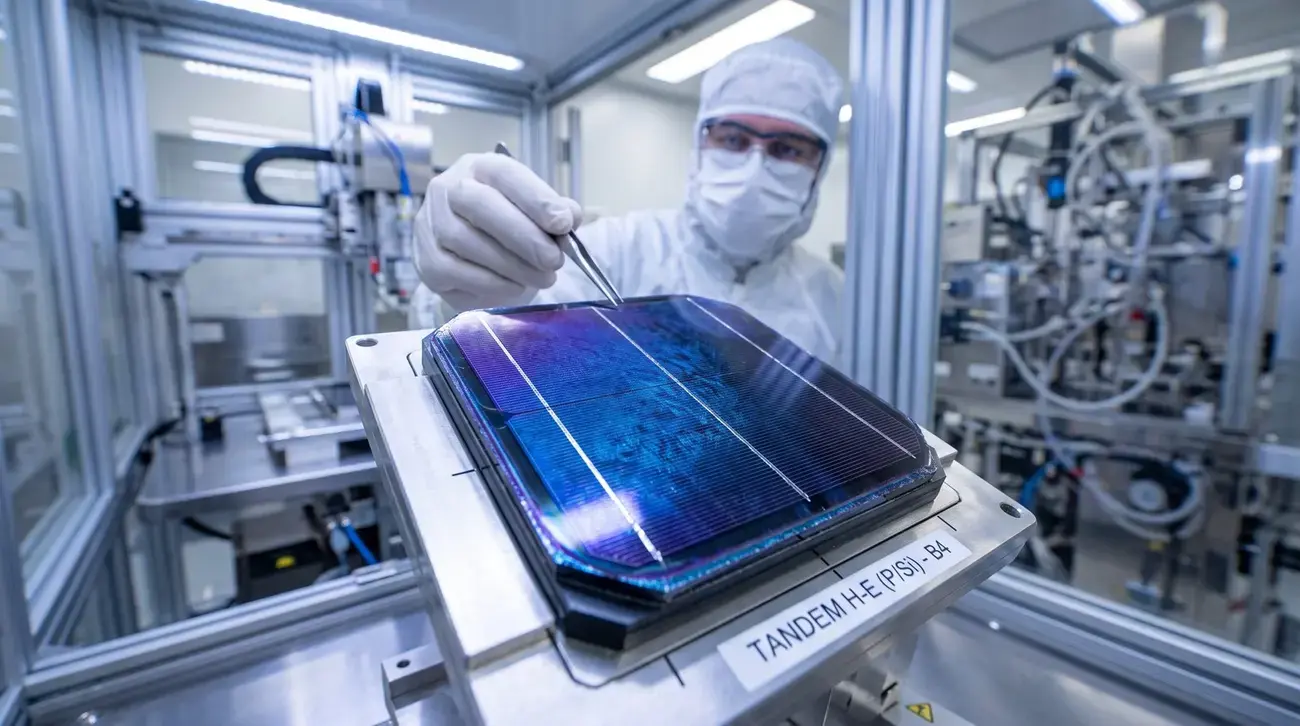 Perovskit a křemík překonávají limity fotovoltaiky: Tandem PV získává 7,7 milionu dolarů na velkovýrobu
