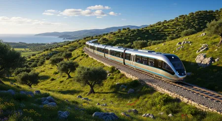 Vodíkový průlom na Sardinii: Stadler představil první úzkoký vlak pro bezemisní dopravu