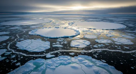 Arktický led podruhé za sebou na rekordním minimu: NASA a NSIDC bijí na poplach