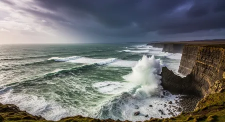Bouře nad Atlantikem: Masivní nízkotlaká oblast vyvolává extrémní vlny a hrozí pro evropské pobřeží