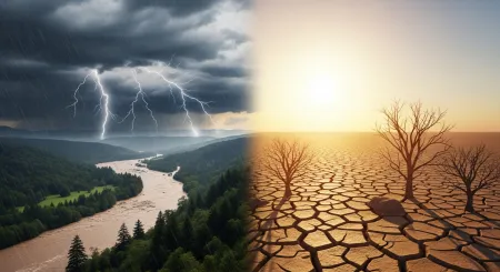 Extrémní počasí v USA: Země se potápí v záplavách, zatímco jiné části trpí suchem a sněhem