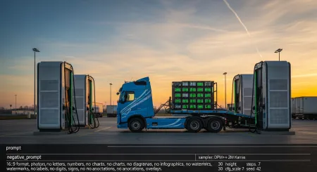 Janus Electric přestaví 67 dieselových tahačů na elektrické: Výměna baterie zabere jen 4 minuty