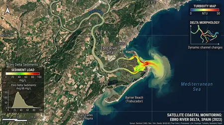 Satelitní dohled nad řekami a pobřežím Evropy zrychluje: Copernicus zkracuje cyklus mapování na tři roky