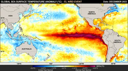 Super El Niño nabírá sílu: Letní extrémy nezpůsobil, skutečný chaos ale teprve chystá