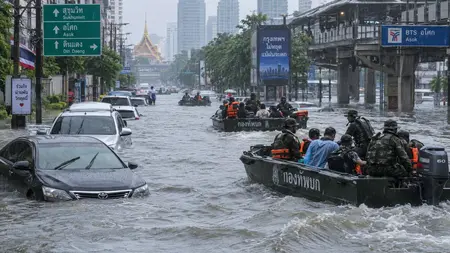 V Bangkoku platí stav katastrofy. Metropoli zatopilo 300 mm srážek