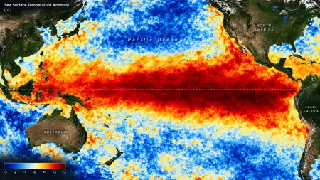 Tichomoří láme rekordy. Extrémní Super El Niño ovlivní i zimu v Evropě