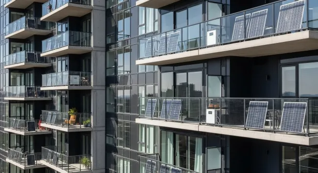 Solární energie pro každého: Balkónové panely zlevňují provoz a výzkum láme účinnostní rekord 35,5 %