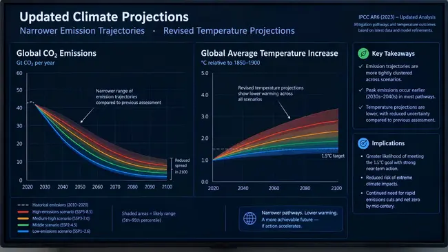 Klimatické modely škrtají nejhorší scénáře. Oteplení má nový strop